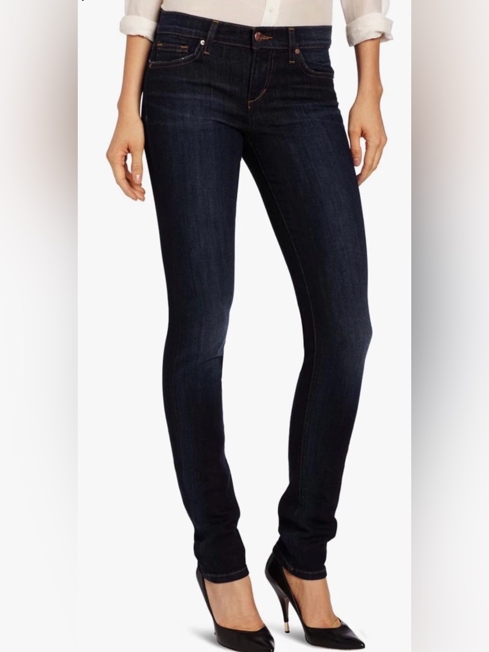 Joe’s Women’s Classic Straight Leg The Cigarette Jeans Dark Wash Bridget Sz 30